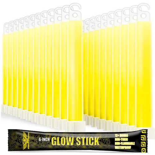EVERLIT Varillas luminosas de emergencia de supervivencia, barras de luz de 6 pulgadas para kit de primeros auxilios, kit de supervivencia, camping,