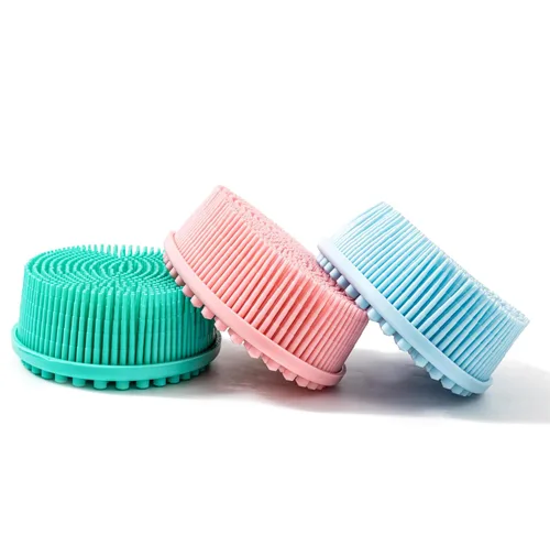 Miniatura 16 de Cepillo sensorial prémium para niños o autismo, limpiador corporal de silicona suave, 2 en 1, cepillos sensoriales para terapia ocupacional, esponja
