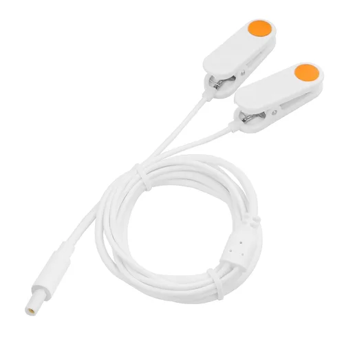 TaVNS - Adaptador de clip para oído de máxima comodidad y señal estable. Experimenta una conductividad superior con punta de esponja conductora y un