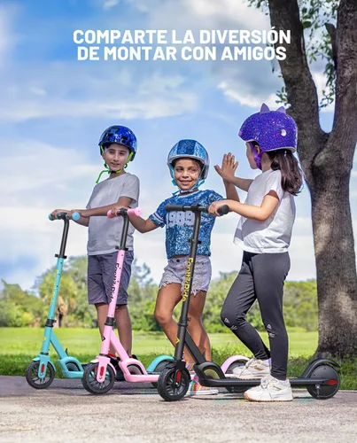 Miniatura 9 de FanttikRide C9 Scooter eléctrico para niños de 8 a 12 años, plegable para niños de 3.9 a 5.2 pies, 132 libras, rango de 5 millas, hasta 40 minutos