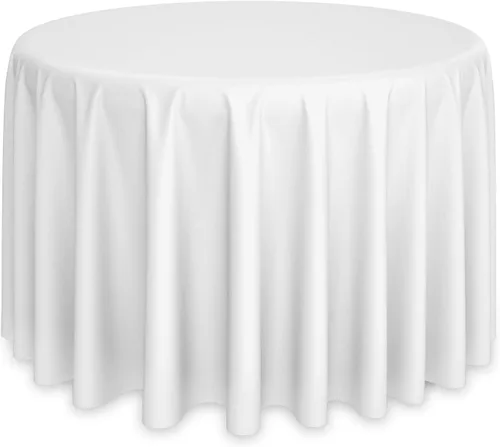 Miniatura 26 de Lann's Linens - 10 manteles redondos de tela de poliéster para bodas/banquetes/restaurantes (varios colores y tamaños)