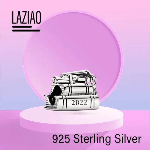 Miniatura 2 de LAZIAO Jewelry Cartoon Charm 925 Sterling Silver for Bracelets Mothers Day Birthday Halloween Christmas Jewelry Gift