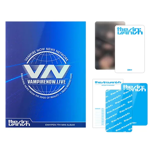 THE SIN : VANISH El séptimo mini álbum Weverse Albums Ver. Tarjeta QR + tarjeta de lista de seguimiento + tarjeta fotográfica + 2 insignias de pin +