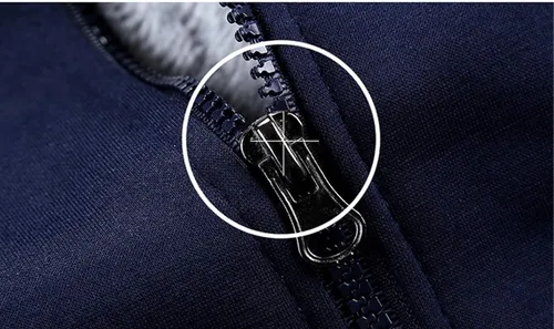 Miniatura 3 de JiangWu Sudaderas con capucha para hombre, forro polar, forro polar, con cremallera, chaquetas