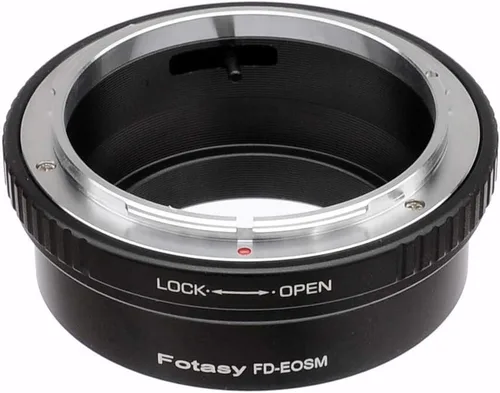 Miniatura 11 de Fotasy Adaptador de montura C de 0.630 in a Canon EF-M de montura C, montaje en C EFM, adaptador EOS M de montaje C, compatible con lente de montaje