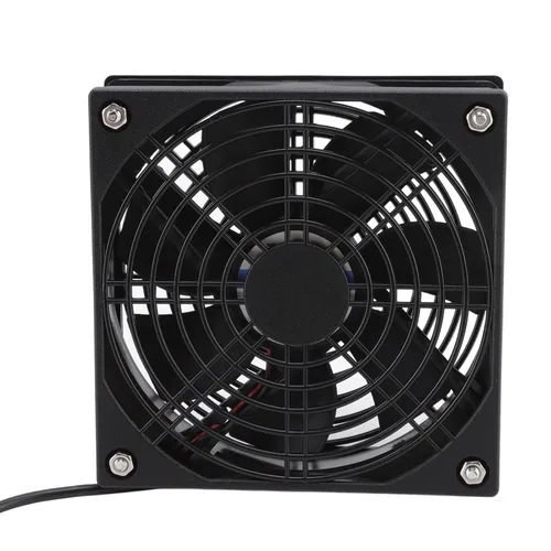 Miniatura 9 de Cryfokt Ventilador de escape impermeable con energía solar, kit de ventilador de panel solar para exteriores, ventilador portátil con cable de 39