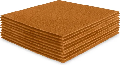 Miniatura 7 de FabricLA Hojas de fieltro acrílico para manualidades, cuadrados de fieltro precortados suaves de 4 x 4 pulgadas (3.9 in x 3.9 in), utiliza hojas