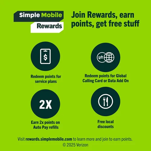 Miniatura 6 de Simple Mobile Trae tu propio teléfono 3 en 1 kit de SIM prepago