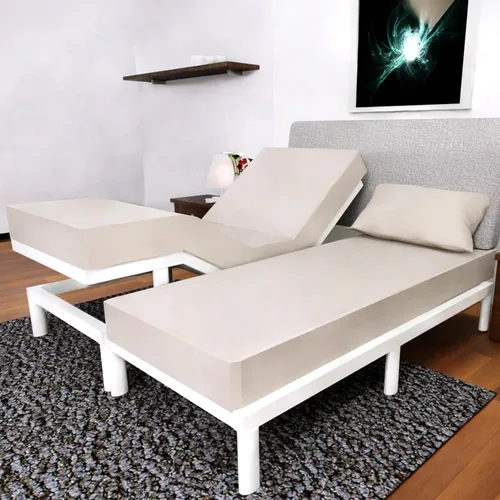 Miniatura 16 de Top Split King - Juego de sábanas para cama ajustable, 4 piezas con bolsillos profundos, sábanas de microfibra de doble cepillado, sábana bajera