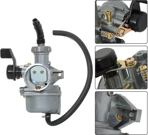 Miniatura 4 de ALL-CARB Carburador PZ22 de 0.866 in con filtro de aire de repuesto para 110cc 125cc SSR Sunl Taotao Pit Bike ATV Carb