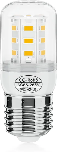 BOGDA Bombilla LED de repuesto para nevera de frig-idaire 5304511738, KEI D34L bombilla para refrigerador, bombilla LED de 3.5 W (85 V-265 V, luz