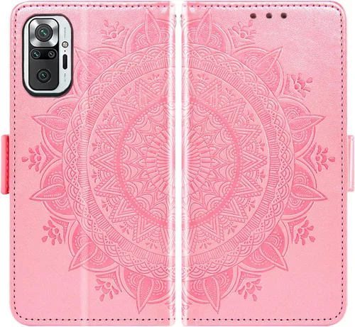 Miniatura 6 de Asuwish Compatible con Xiaomi Redmi Note 10 Pro Wallet Case Protector de pantalla de vidrio templado, soporte para tarjeta de crédito, correa
