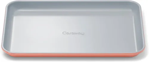 Miniatura 24 de Caraway Bandeja de cerámica antiadherente para hornear, revestimiento de cerámica naturalmente resbaladizo, no tóxico, libre de PTFE ni PFOA, Negro