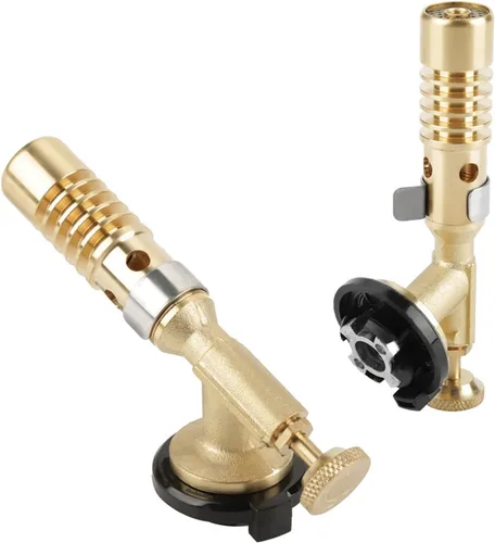 Miniatura 9 de Antorcha de cocina BBQ Llama Camping Profesional Portátil Latón Cocina Cocina Gas Butano Antorcha Culinaria Soldadura BBQ Pistola de llama Kit