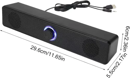 Miniatura 5 de Altavoz de barra de sonido inalámbrico, dispositivo de reproducción de música de mesa, barras de sonido de audio para el hogar, para entusiastas