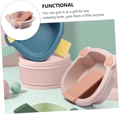 Miniatura 7 de Healeved Tabla de lavado para lavadero a mano, diseño de ahorro de espacio para dormitorio y hogar