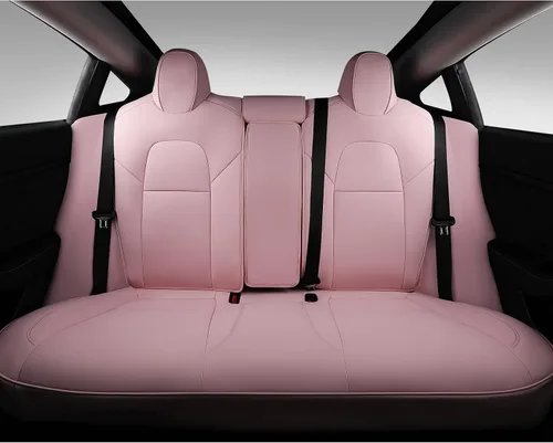 Miniatura 2 de Xipoo Funda de asiento compatible con Tesla Model 3, funda de asiento de automóvil, funda de poliuretano de repuesto para Tesla Model 3 2017 2018