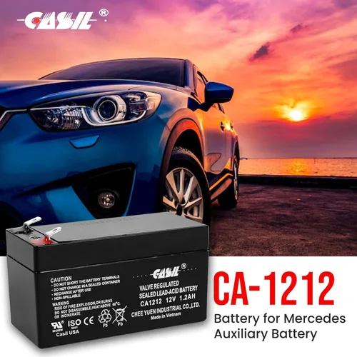 Miniatura 3 de Casil Batería de repuesto de 12V 1.2Ah compatible con el sistema de seguridad ADI/Ademco 484, luz de emergencia Technacell TC1212