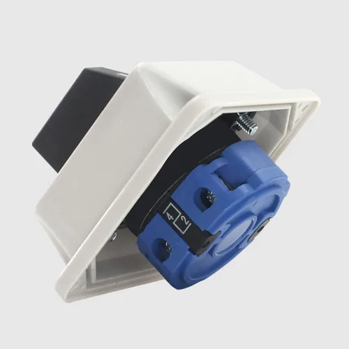 Miniatura 3 de 1 interruptor selector de cambio universal, con caja impermeable, interruptor de alimentación dual, 3 posiciones, 4 terminales, interruptor