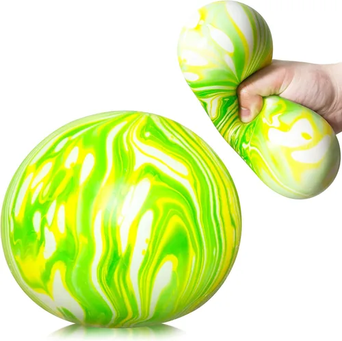 Miniatura 10 de Pelotas estrujables para el estrés, 1 paquete, bola elástica para aliviar el estrés, juguetes sensoriales para apretar, melocotón rosa, para niños