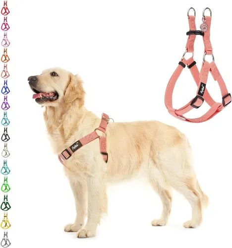 Miniatura 31 de PUPTECK arnés para perro para no jalar, reflejante, ajustable, básico, de nailon, chaleco para cachorro, para caminar al aire libre con etiqueta