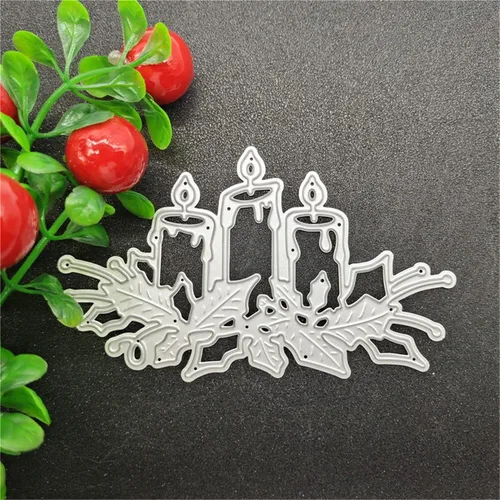 Miniatura 2 de Troqueles de álbum de recortes, troqueles de corte de metal de Navidad para hacer tarjetas, plantilla de perforación para manualidades de papel