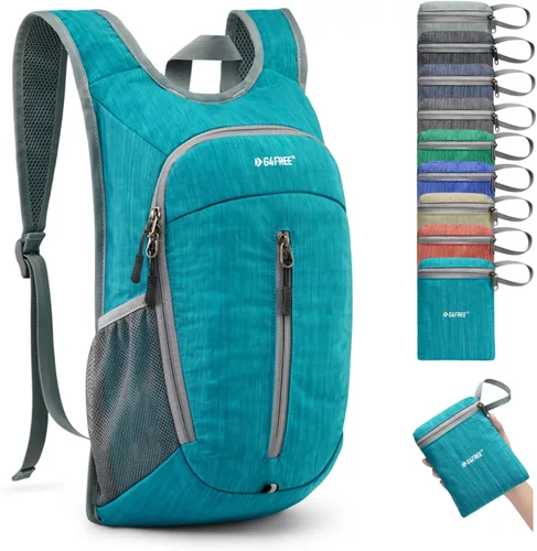 Miniatura 11 de G4Free Mochila de senderismo de 10L Mochila de viaje pequeña Mochila plegable ligera Mochila de hombro plegable casual