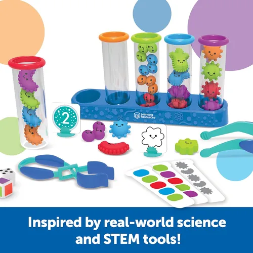 Miniatura 4 de Learning Resources Silly Science - Juego de clasificación de motricidad fina – 55 piezas, juguete educativo a partir de 3 años, habilidades motoras