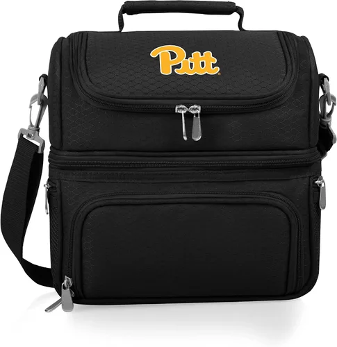 Miniatura 84 de PICNIC TIME NCAA Nebraska Cornhuskers Pranzo - Lonchera aislada con juego de pícnic, bolsa enfriadora para el almuerzo Negro
