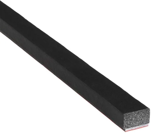 Miniatura 2 de A060-5F - Sello de goma de esponja sólido con autoadhesivo de 25/64 pulgadas de alto x 19/32 pulgadas de ancho, tira universal de extrusión