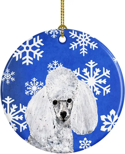 Miniatura 81 de Caroline's Treasures Cavalier Spaniel - Adorno de cerámica para colgar en el árbol de Navidad, para el hogar, Navidad, fiestas, regalo, 3 pulgadas