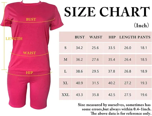 Miniatura 3 de Conjunto corto de verano para mujer, conjunto de 2 piezas, pantalones cortos ajustados, conjunto casual de verano