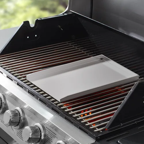 Miniatura 4 de Stanbroil Sartén de acero inoxidable para modelos Weber Spirit Grill – Parrilla de gas para la serie Spirit 300, Spirit 700, Genesis Silver B/C