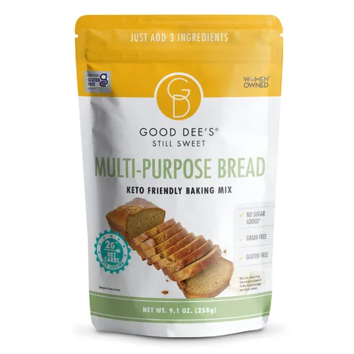 Good Dees - Mezcla para hornear baja en carbohidratos, mezcla de pan keto multiusos, mezcla para hornear keto, sin gluten, sin azúcar añadido, sin