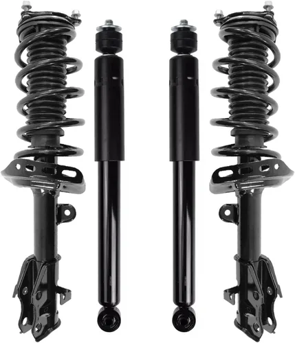 Miniatura 18 de Detroit Axle - Amortiguadores de puntales RWD para Infiniti G35 03-06, 2 amortiguadores traseros, 2 puntales delanteros y muelles helicoidales 2003