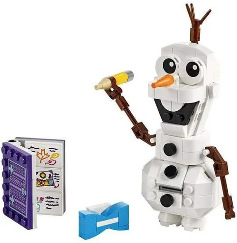 Miniatura 4 de LEGO Disney Frozen II Olaf 41169 Olaf Snowman - Kit de construcción de figuras de juguete (122 piezas)