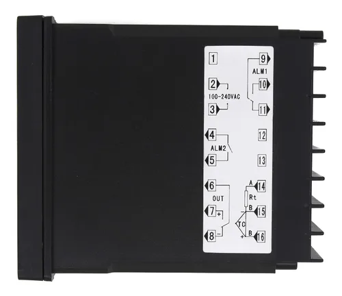 Miniatura 3 de REX-C410 96x48 AC 100-240V termopar RTD entrada digital PID controlador de temperatura (salida de relé 1 alarma)