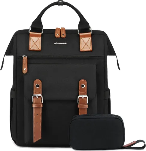 Miniatura 47 de LOVEVOOK - Mochila para laptop, para viaje de trabajo, bolso de enfermera, profesor, médico, viajero, para computadora de negocios, mochila