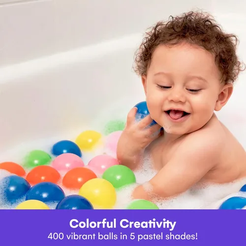 Miniatura 2 de Pelotas Click N' Play para alberca de bolas para niños, bolas de plástico de recarga, paquete de 200, sin ftalatos y sin BPA, incluye una bolsa