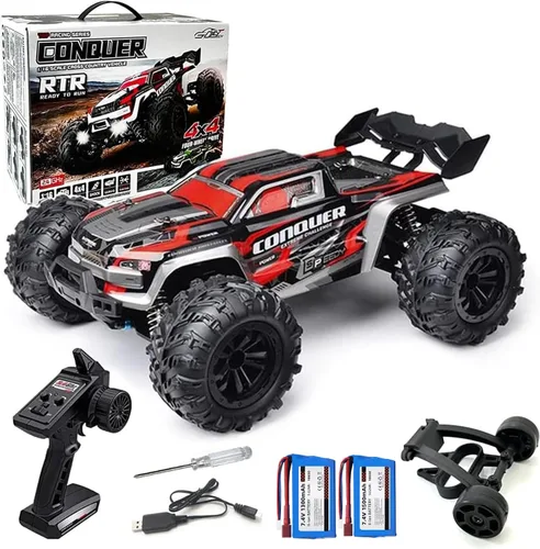Miniatura 10 de Autos RC 1:14 Camión RC 30 MPH 4WD Auto de Control Remoto Todo Terreno Carro Trofeo para Adultos Niños Juguetes Rápidos Todoterreno RC Buggy Big