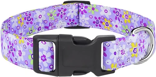 Miniatura 11 de Collar de perro, collar ajustable para perros pequeños, medianos y grandes, lindo collar de cachorro para perros machos y hembras, bonito diseño
