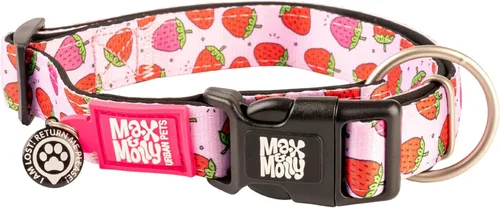 Miniatura 31 de Max & Molly Urban Pets Smart ID - Collar para perro con etiqueta de seguridad QR Gotcha! para mascotas y perfil de mascota personalizado, neopreno