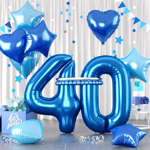 Miniatura 12 de Globos dorados de color champán con el número 11, globos de oro claro, globo de aluminio dorado con forma de corazón con estrella y globo largo