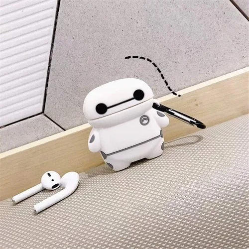 Miniatura 4 de Funda de dibujos animados para AirPod 2ª y 1ª, diseño bonito y divertido a la moda para niños, adolescentes, niñas, hombres, niñas, niños