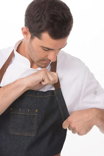 Miniatura 6 de Chef Works Unisex Memphis Chefs Bib Apron