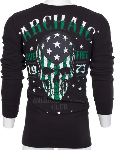 Miniatura 6 de Archaic by Affliction - Camisa térmica para hombre, color negro