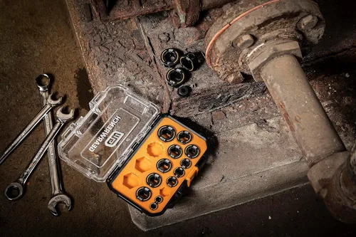 Miniatura 6 de GEARWRENCH 86192 Juego de 16 piezas de inserción de llave métrica SAE/Bolt Biter