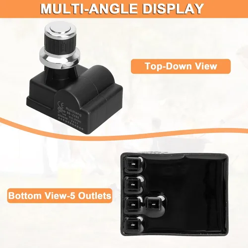 Miniatura 8 de Encendedor de pulso de 5 salidas para piezas de repuesto Nexgrill, Encendedor Nexgrill DHL-128-5Q Piezas de parrilla Nexgrill 720-0830X 720-0830H