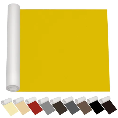 Miniatura 8 de Cindy's Tape Parche de reparación de cuero, color negro, 12.6 x 59 pulgadas, cinta de cuero autoadhesiva para muebles, asientos de automóvil, sillas
