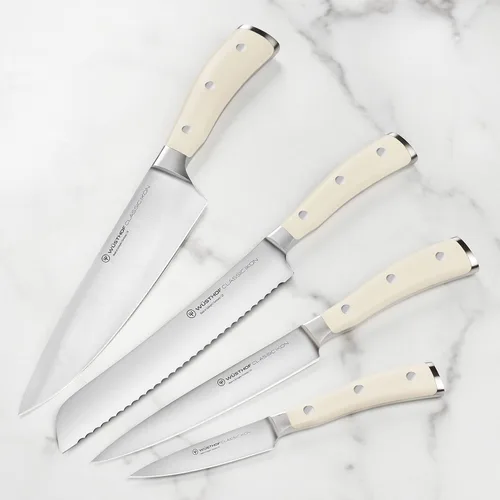 Miniatura 2 de Wusthof Classic Ikon Creme - Juego de cuchillos de 7 piezas con bloque de madera de acacia